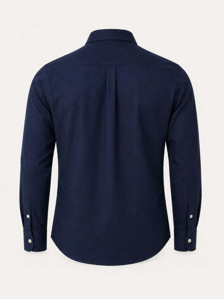 navy blue shirt back ghost shot