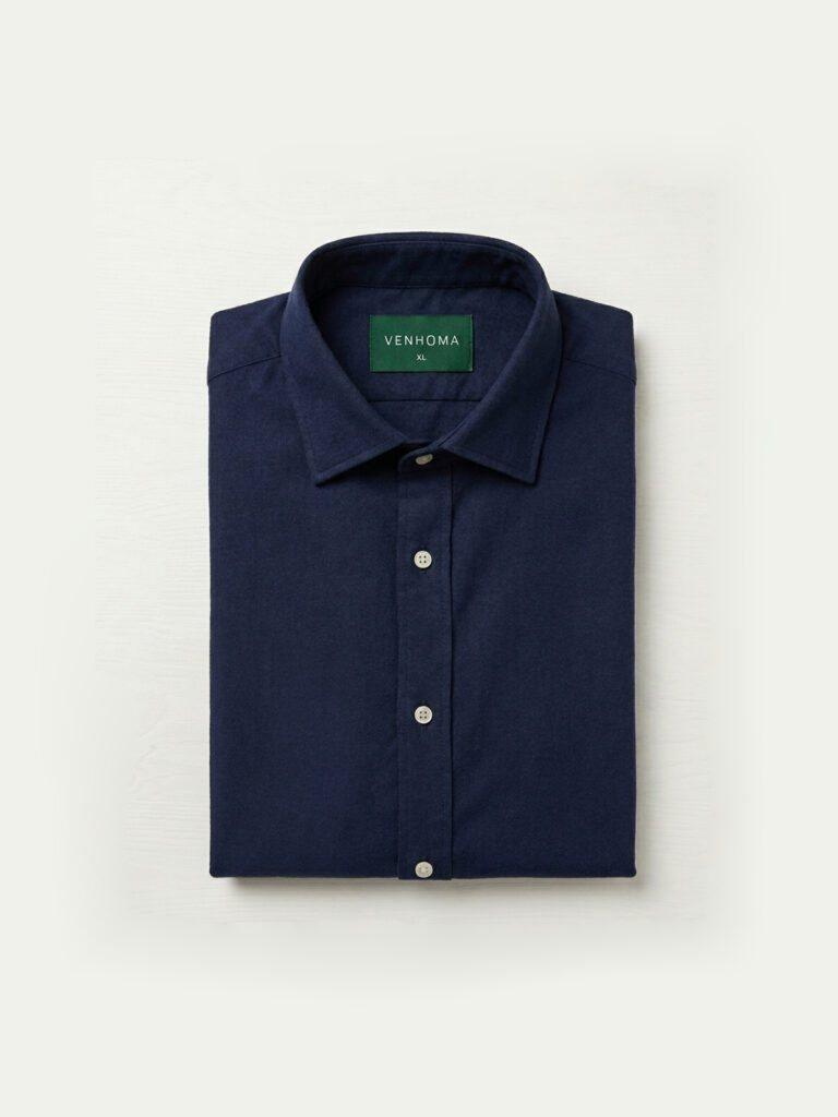 navy blue shirt folded