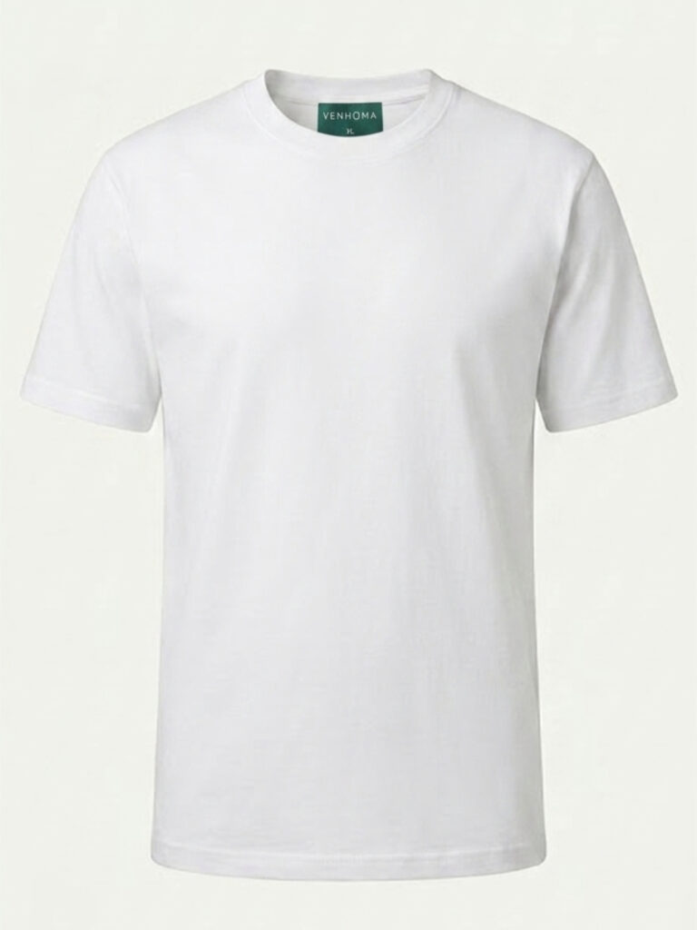 white t shirt front ghost shot